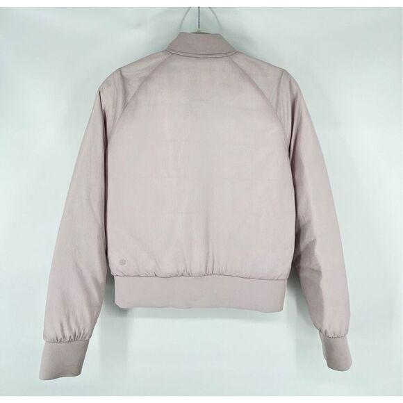 Lululemon Non-Stop Bomber Reversible Jacket PinkFawn Size 4 W4BDGS PrimaLoft EUC - Picture 6 of 10